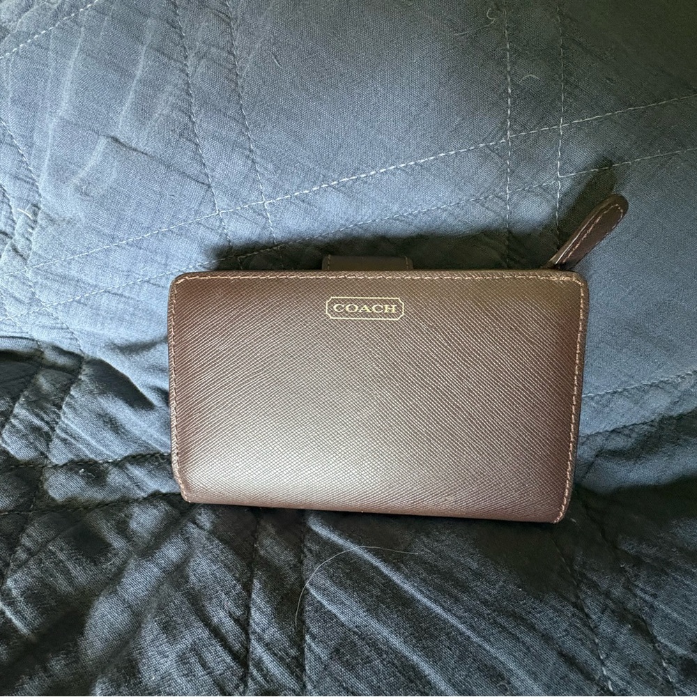 Coach Brown Leather Wallet